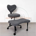 Cross Leg Chair - Meditation Chair with Wheels, ADHD Chair, Height Adjustable Seat, Adjustable Footstool