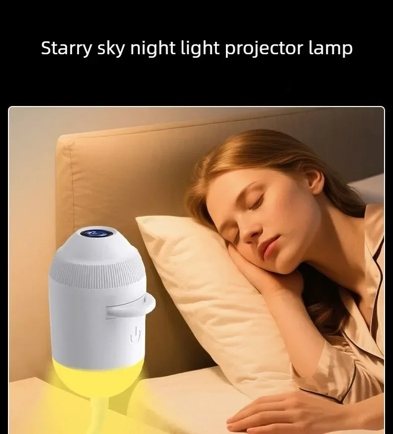 USB 2-in-1 Ambient Projection Light with Adjustable Focus Wide Range Coverage Multiple Scene Modes Perfect for Mood Lighting
