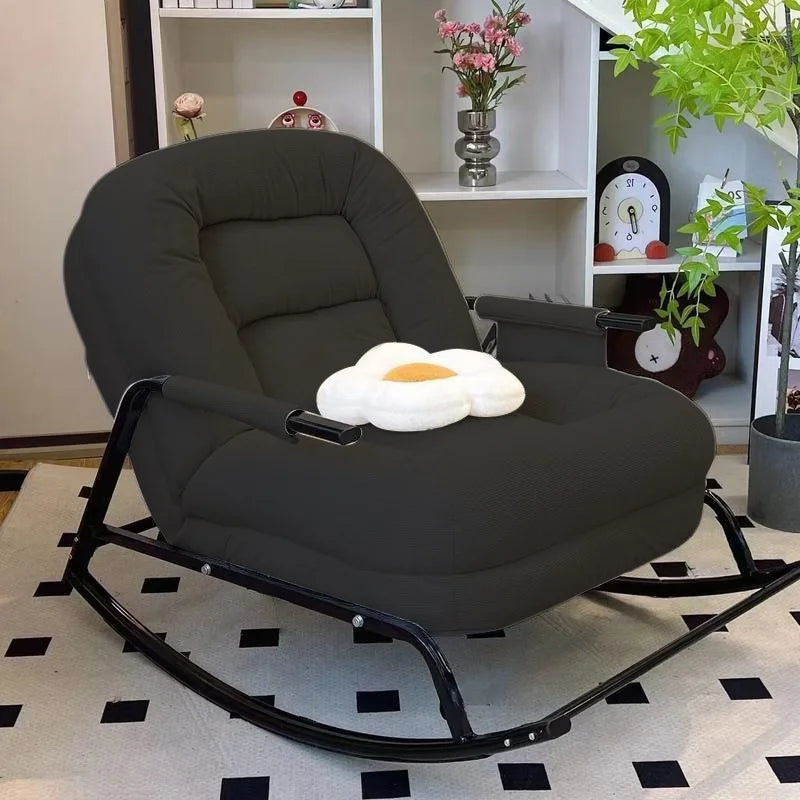 Lazy sofa single household living room rocking chair adult tatami lounge chair