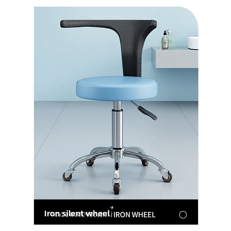 Professional Multifunctional Dental Chair 360°Swivel Adjustable Patient Seat with Soft Padding,Reclining Backrest for Clinic Use