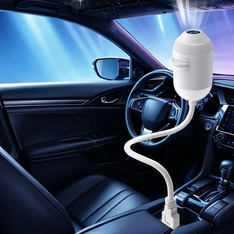 Smart Dynamic 5d Holographic Night Light Projector Galaxy Star Ocean Projector 360° Rotate Usb Dome Light For Bedroom Car Decor