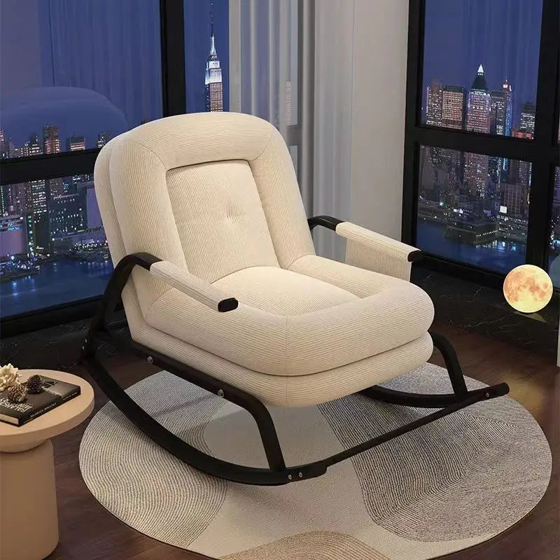 # Modern Ergonomic Fabric Chaise Lounge Chair with Eco-Friendly Design for the Lazy Living Room