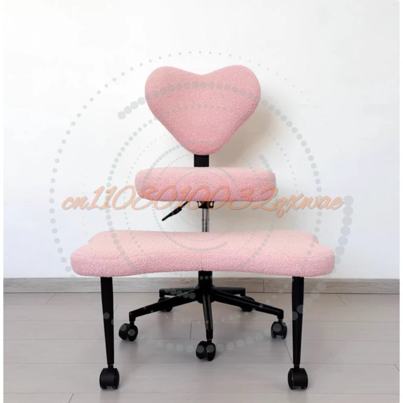 Cross Leg Chair - Meditation Chair with Wheels, ADHD Chair, Height Adjustable Seat, Adjustable Footstool