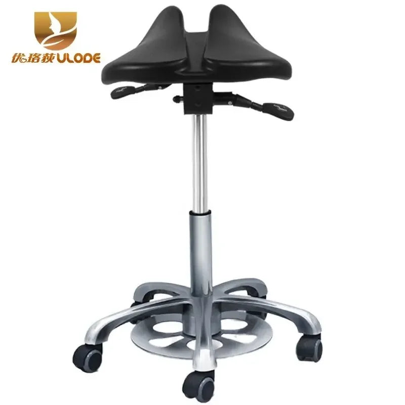 Saddle chair  dentist's horse riding chair specialized foot controlled lifting and lowering for cosmetic operating rooms