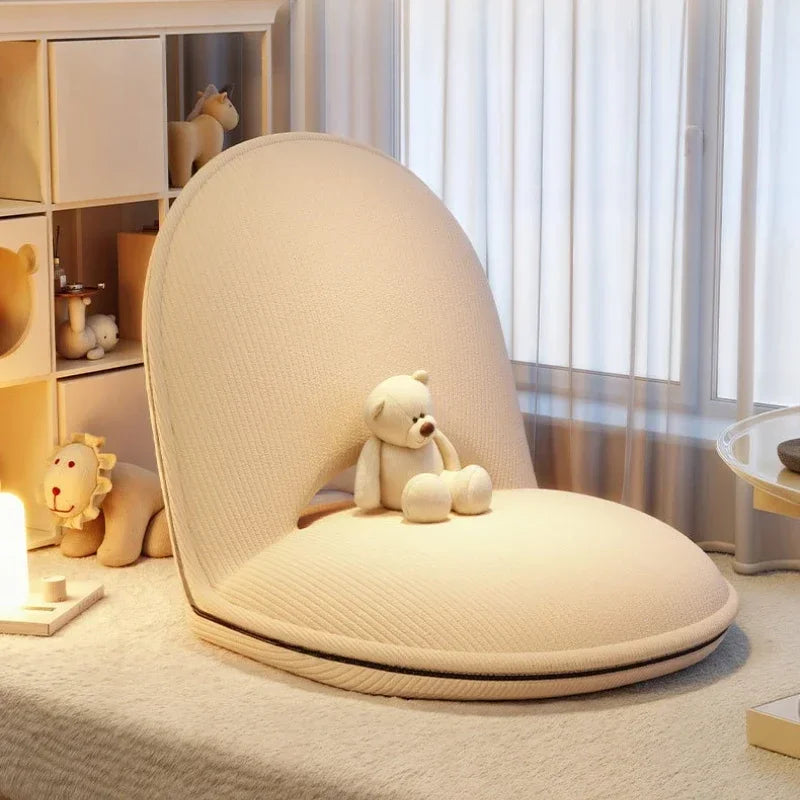 Lazy sofa, seat cushion, backrest bay window, balcony seat, floor reading stool, single foldable back chair