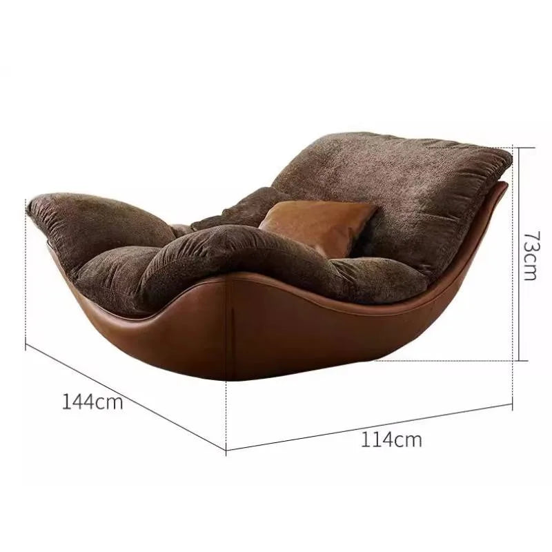Relaxing Lounge Living Room Chairs Brown Classic Ergonomic Cute Living Room Chairs Oversized Sillones Modernos Furniture Home