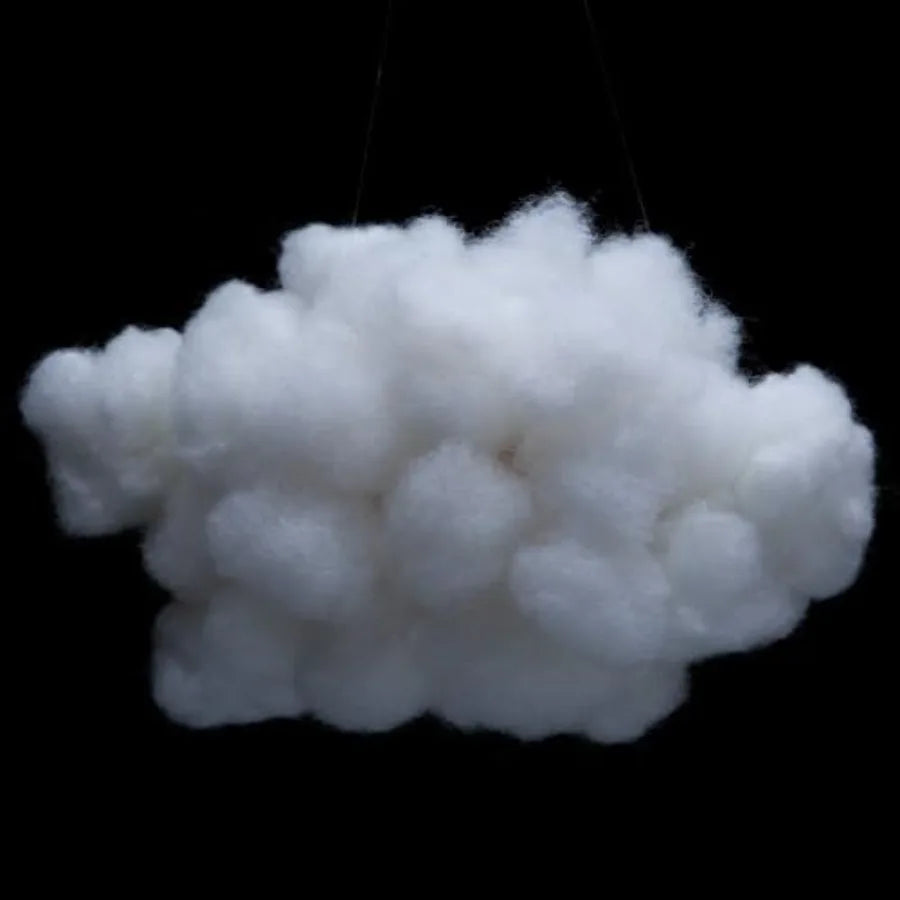 Handmade Cloud Light DIY Kit, Easy for Adults and,Adjustable Brightness, 9 Modes, White Color, Cute Night Light in House and Co