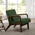 Accent Chair for Living Room, Corduroy Mid Century Modern Reading Armchairs with Lumbar Pillow for Bedroom, Decorative