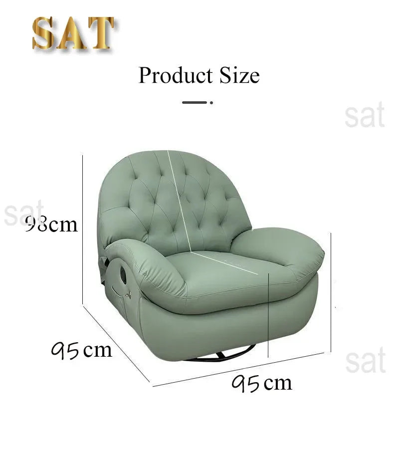 y Popular Multifunctional Reclining Chair Single Sofa Electric Leisure Modern Swivel Recliner Lounge for Living Room Furniture
