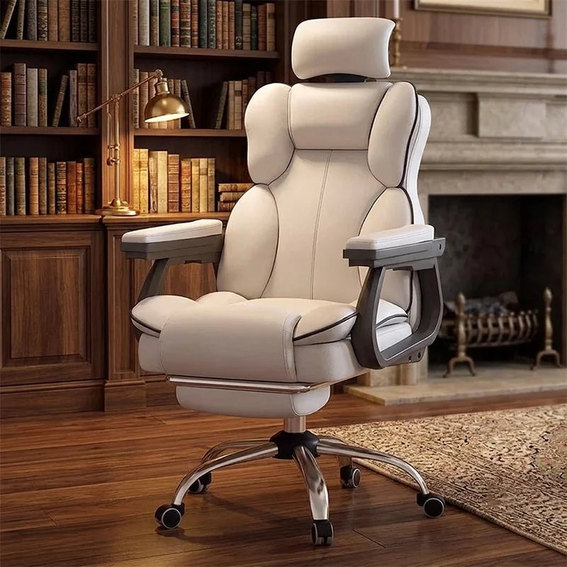 Ergonomic Office Chair Lifting Rotating Armchair Home Game Computer Chair European Backrest Comfort Seating