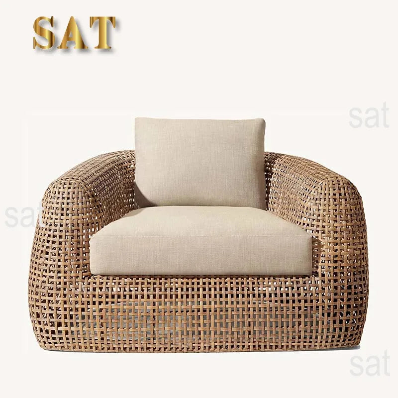 # Hot Garden Furniture Outdoor Sofa And Coffee Tables Set Outdoor Rattan Frame Garden Sofa Set
