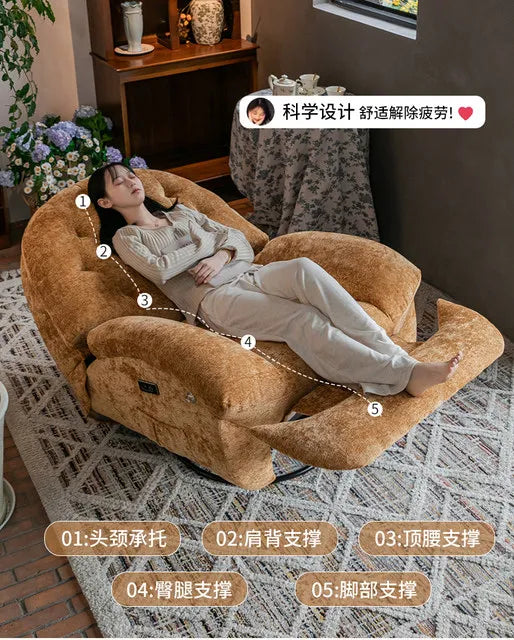Re Plica Heating USB Sofa Luxury Elegant RotatableVoice Control Single Small Chaise Couch Lounge Nordic Muebles Trendy Furniture