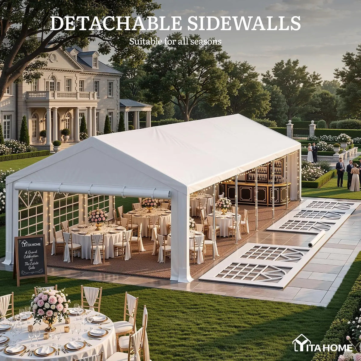 20x40FT Heavy Duty Large Party Tent Tent Standard Series, Customized