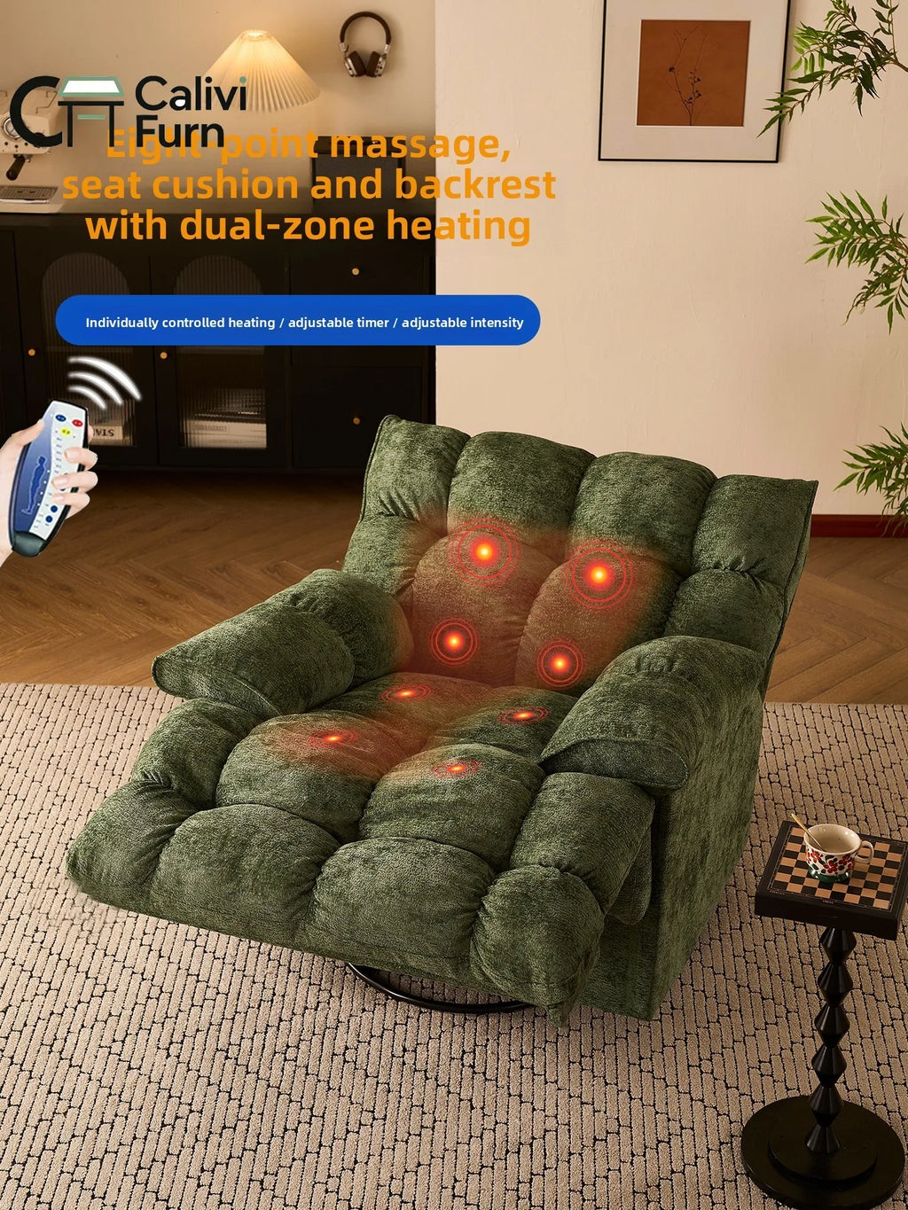 Space Multifunctional Single Sofa Living Room Leisure Cloud Lazy Sofa Sleeping and Reclining Electric Massage Rocking Chair