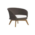 High-grade teak outdoor sofa courtyard rattan chair sofa combination leisure villa garden balcony single rattan rocking chair