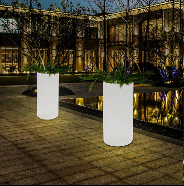 Large outdoor garden smart flower pot waterproof home decoration flower pot