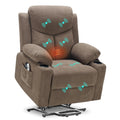 #Electric Power Lift Recliner with Massage & Heat USB Type-C Cup Holders Infinite Position for Elderly, Customized