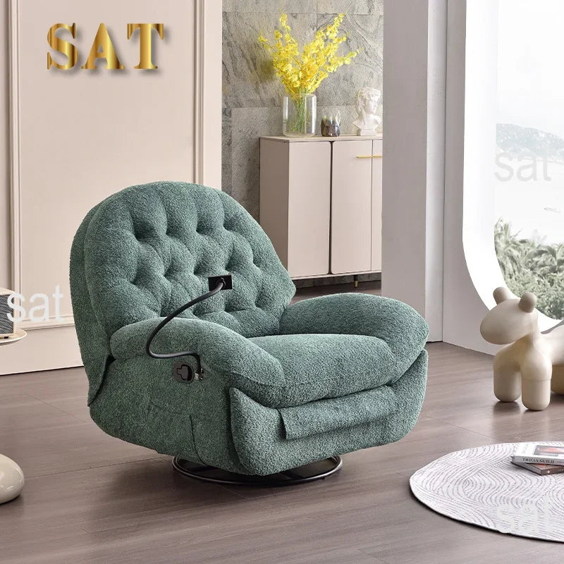 y Popular Multifunctional Reclining Chair Single Sofa Electric Leisure Modern Swivel Recliner Lounge for Living Room Furniture