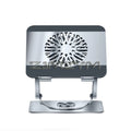 Desktop Laptop Stand 360° Rotatable Metal Tablet Cooling Stand with Folding Fan Radiator Support Lift Anti-skid