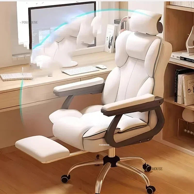 Mobile Ergonomic Office Chair Recliner Computer Bedroom Accent Office Chair Gameing Study Sillas De Oficina Office Furniture