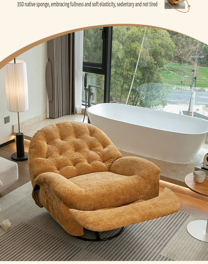 Modern lazy rocking chair recliner household furniture multi-functional living room adjustment electric single chair