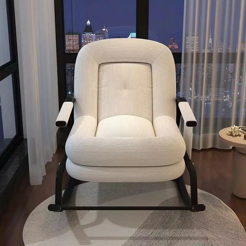 Multifunctional Rocking Chair Home Balcony Leisure Sofa Adjustable Adult Recliner