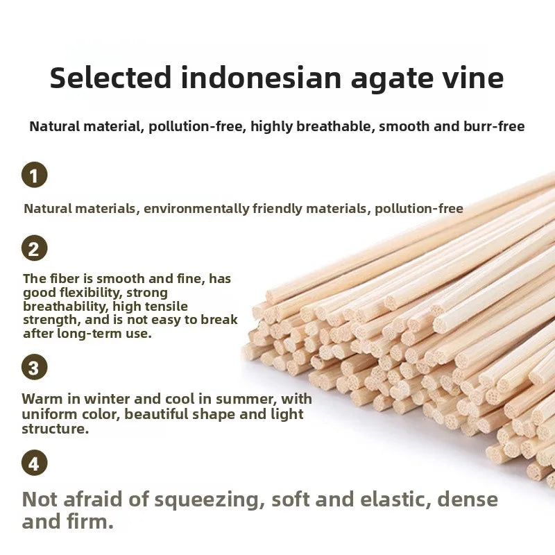 Rattan Easy chair Balcony recliner couch, Indonesian agate rattan Leisure balcony chair