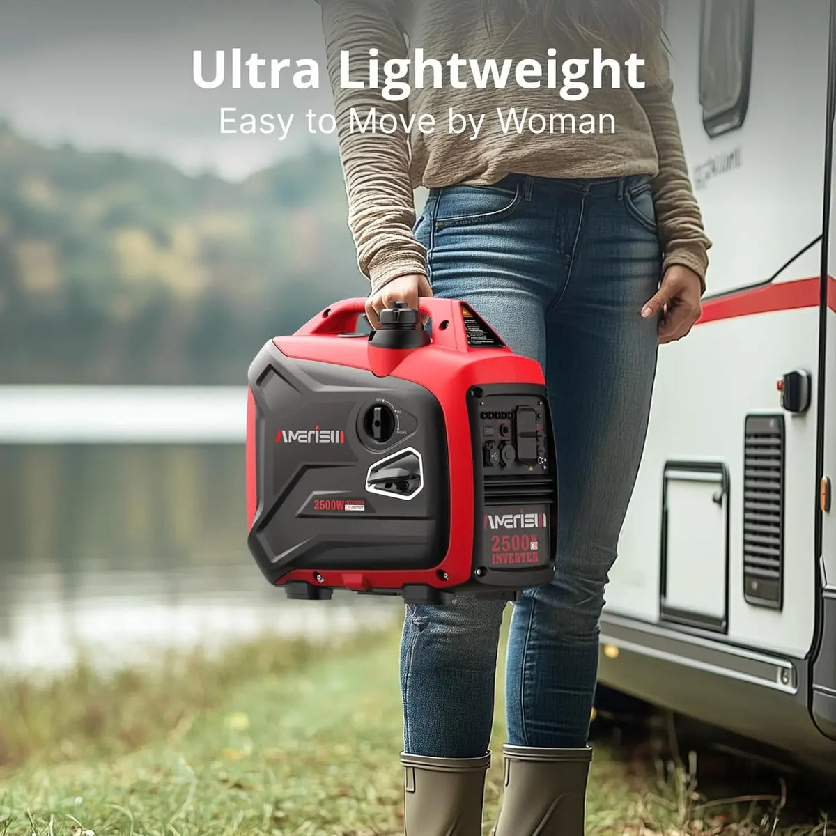 2500Watt Gas Powered Portable Inverter Generator For Home Use