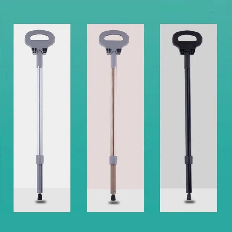 Collapsible Trekking Pole Chair, Portable 2 in 1 Hiking Stick with Seat, Lightweight Aluminum for Outdoor Fishing Camping
