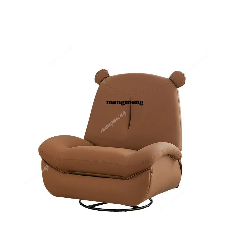 Electric sofa chair can be reclined and rotated, casual lazy chair can be rotated, single rocking chair
