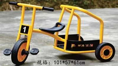 Tricycles, children's two person bicycles, outdoor twin bicycles, three person bicycles, multiple person rotating carts
