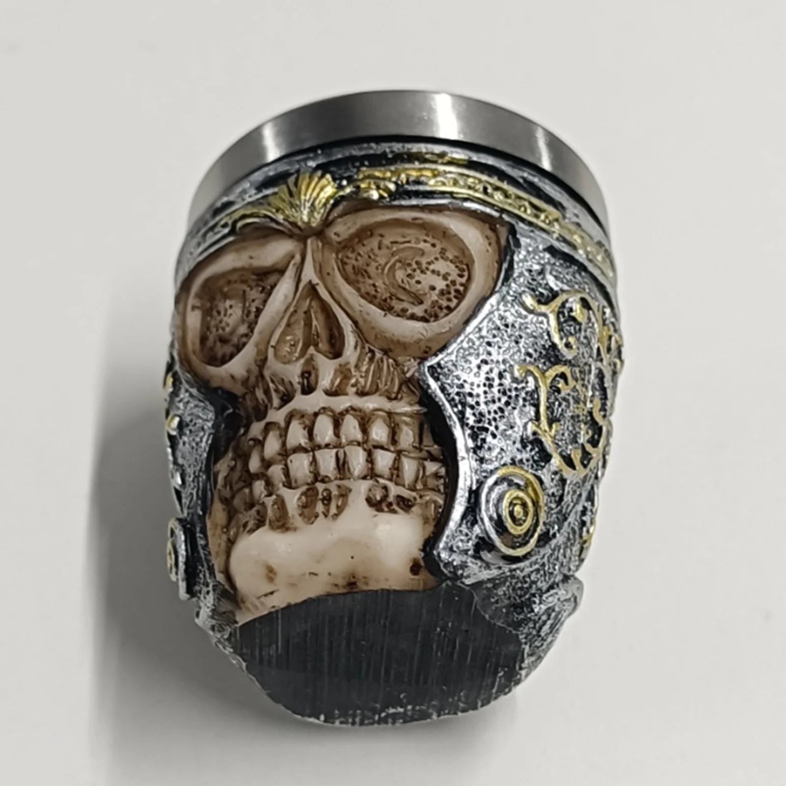 Beer Mug Stainless Steel Skull Mug Double Wall Drinking Mug Metal Insulated Gothic Design Coffee Beer Tankard Mug Halloween Gift