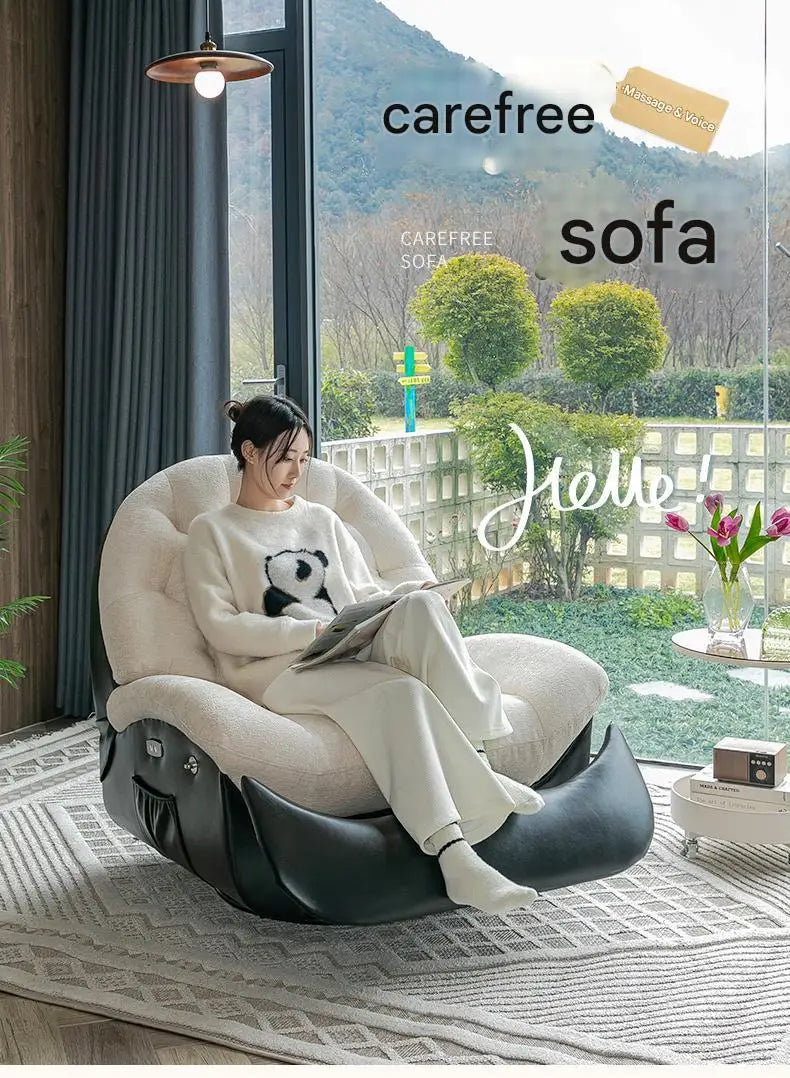 Designer Relax Massage Living Room Chairs Balcony Reading Swivel Comfortable Massage Ergonomic Fauteuil Lounge Suite Furniture