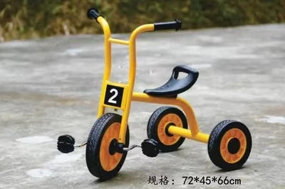 Tricycles, children's two person bicycles, outdoor twin bicycles, three person bicycles, multiple person rotating carts