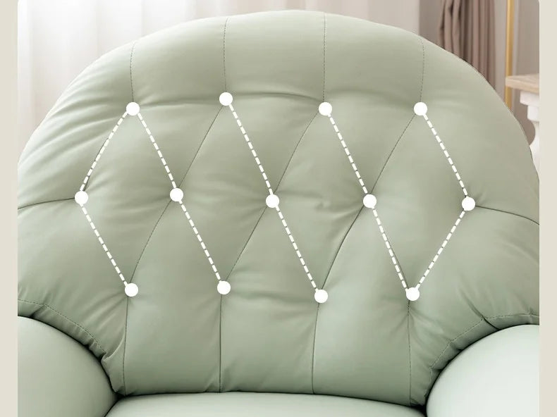 Modern Single Sofa Chair Multifunctional Sleepable Reclining Lazy Sofa Chair Rocking Lying Extendable for Home Living Room