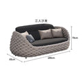 Outdoor Sofa Courtyard Villa Balcony Rattan Chair Outdoor Terrace Garden Rattan Single Waterproof Sofa Combination