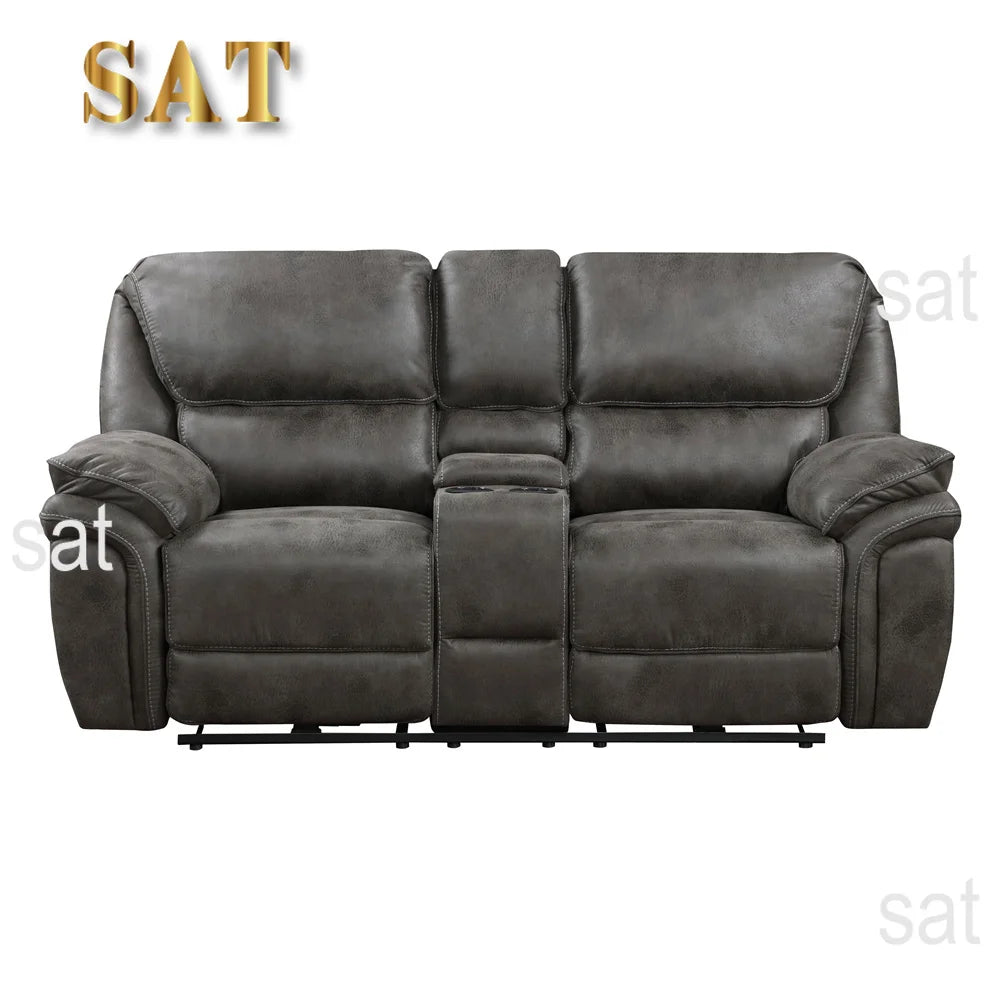 #￥Modern Power Electric Reclining Couch Loveseat Chair Microfiber Upholstery USB  Living Room Recliner Sofa Set 3+2+1 Furniture