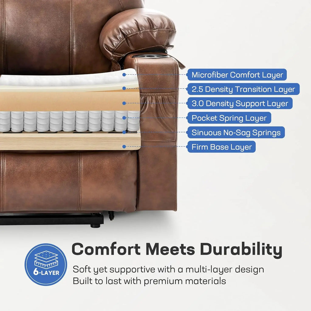Dual Motor Power Lift Recliner Chair for Elderly with Massage and Heat, Electric Lift Chair for Adults with, Customized