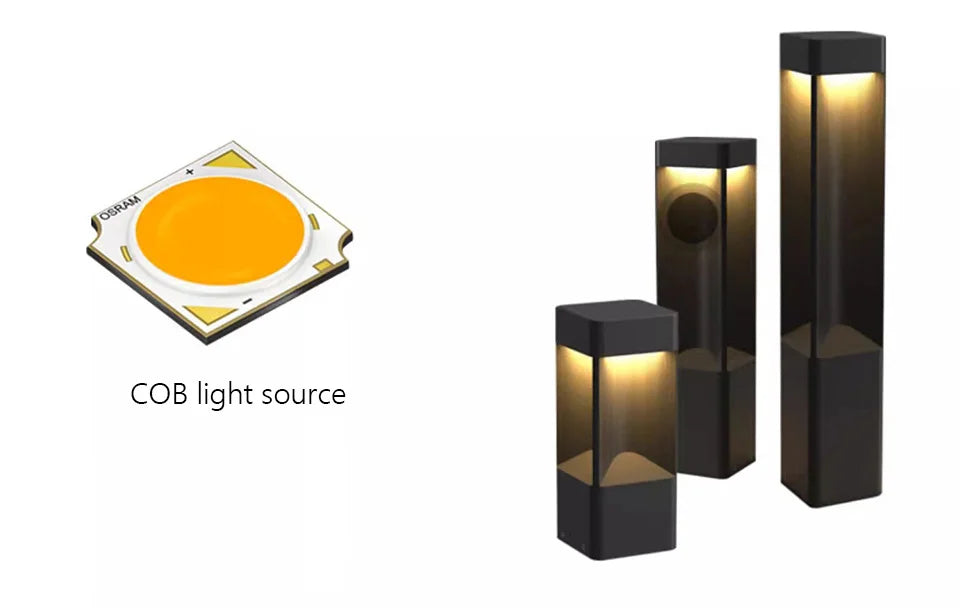 LED Lawn Lights Modern Waterproof Outdoor Garden Lamp Stainless steel Landscape Lighting for Yard Pathway Patio Villa Park Decor