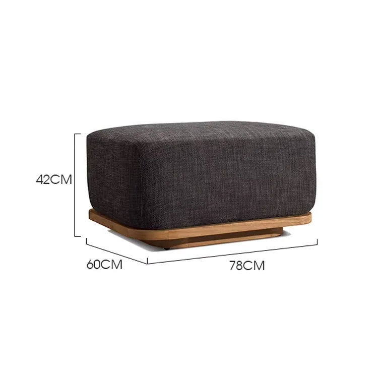 # Luxury Durable Minimalist Design Outdoor Teak Wood Furniture Modern Style Farmhouse Garden Sofa For Hotel Park