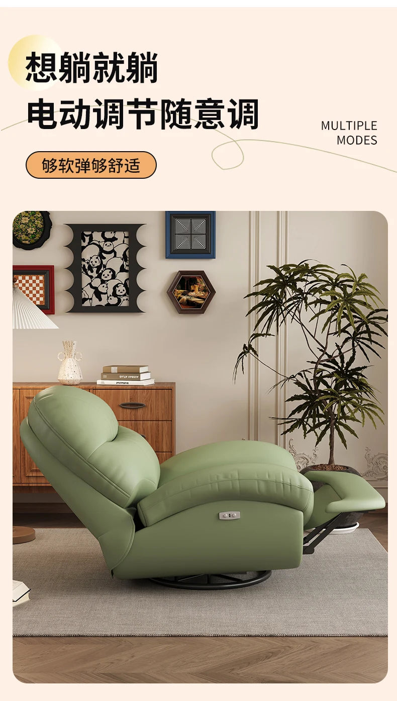 First Class Space Capsule Electric Sofa Chair Multifunctional E-sports Lazy Recliner Rocking Leisure Single Sofa