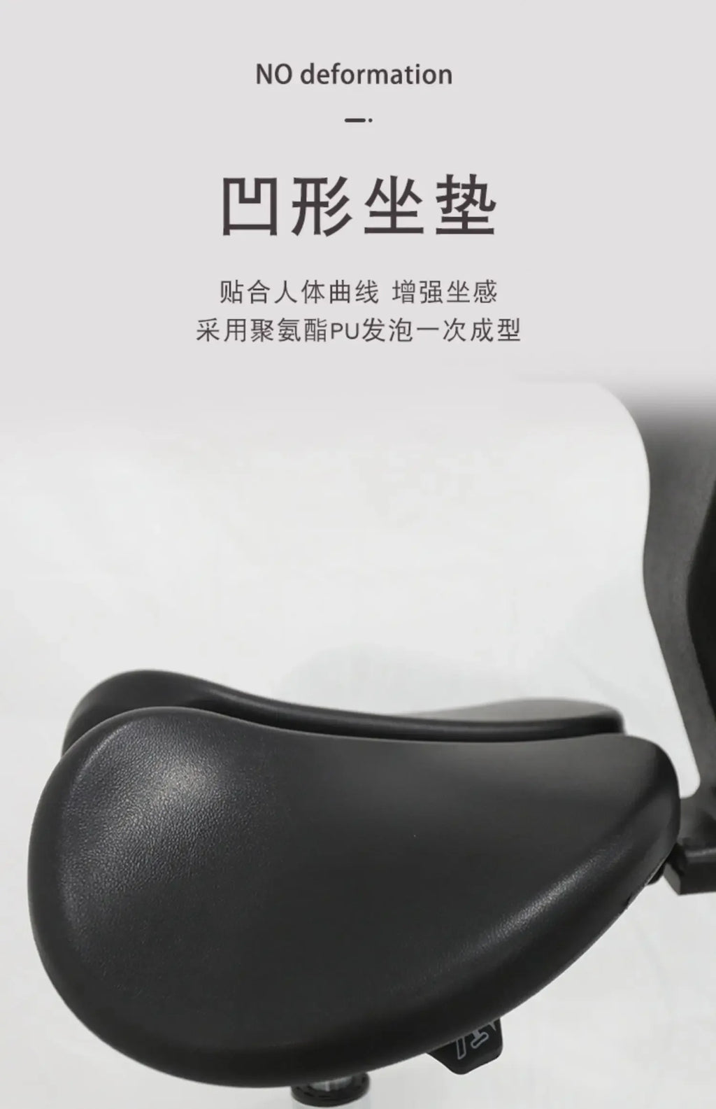 Ergonomic Dental Saddle Stool Height Adjustable Orthopedic Rolling Chair Silent Casters for Clinic Spa Dentist