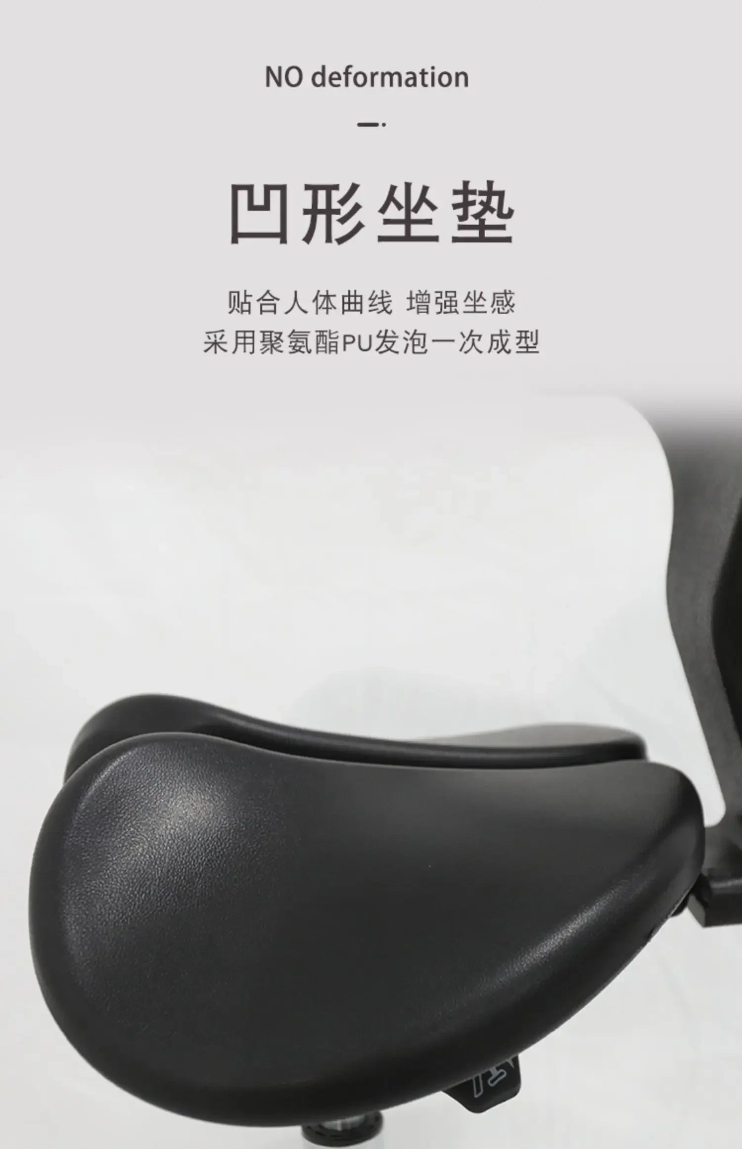 Ergonomic Dental Saddle Stool Height Adjustable Orthopedic Rolling Chair Silent Casters for Clinic Spa Dentist
