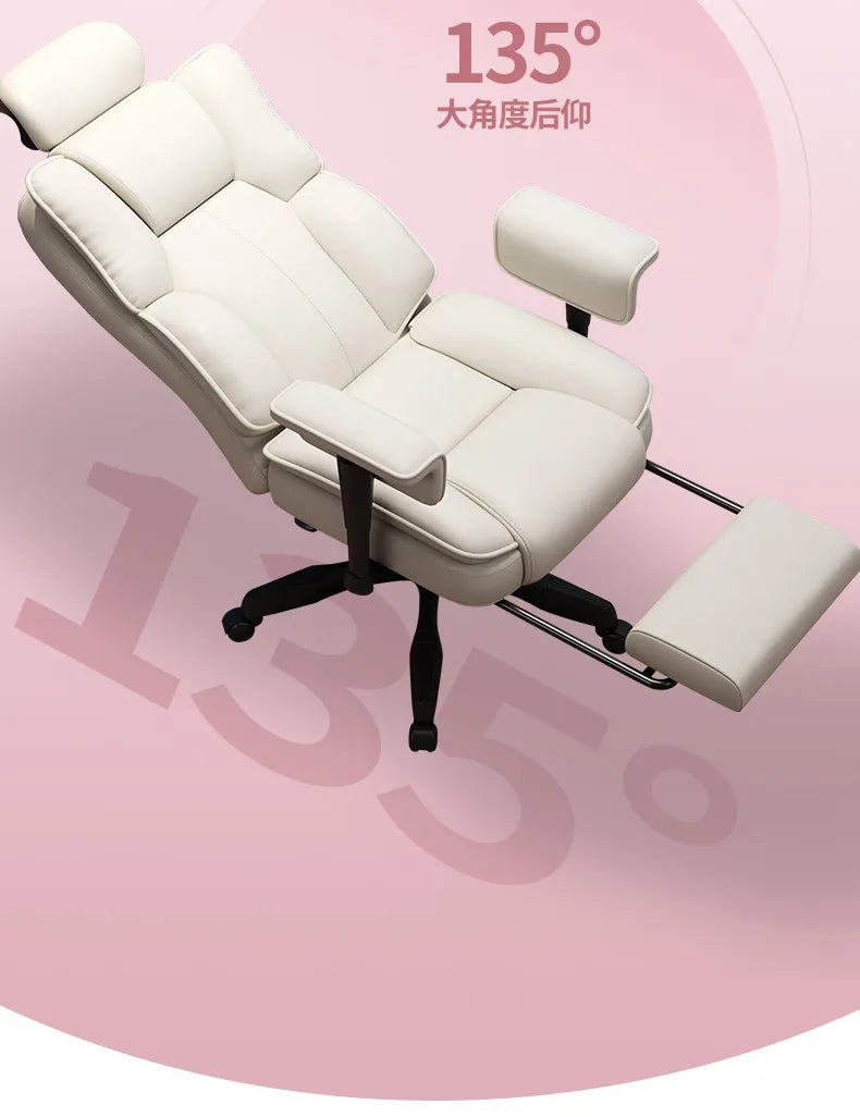 Lazy Living Room Rolling Office Chair Computer Salon Designer Office Chair Swivel Comfortable Silla De Escritorio Home Furniture