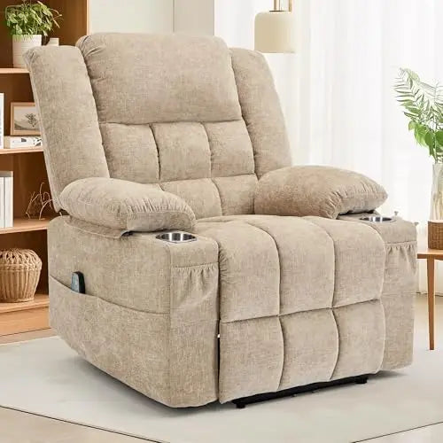 Recliner Chair,Rocking Chair with Massage and Heat,360° Swivel Recliner Chairs for Adults,for Bedroom,Nursery,Living Room Chairs