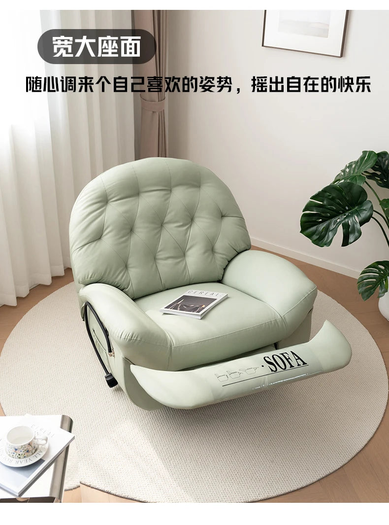 multifunctional electric reclining chair casual reclining and sleeping rocking chair single lazy sofa