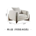 Modern Minimalist Fabric Sofa Nordic Cream-Style Living Room Clothing Store Office Sofa Leisure Designed Office Furniture FYSS