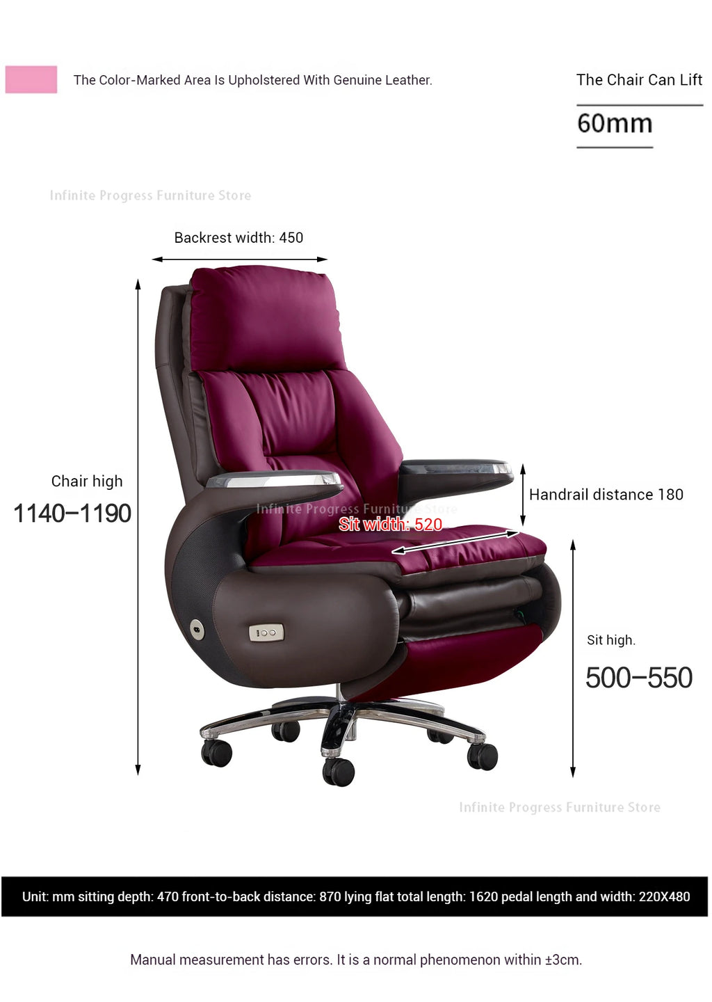 Recliner Boss Office Chairs Computer Armchair Ergonomic Relaxing Office Chairs Modern Multifunction Office Furniture Sillas LLOC