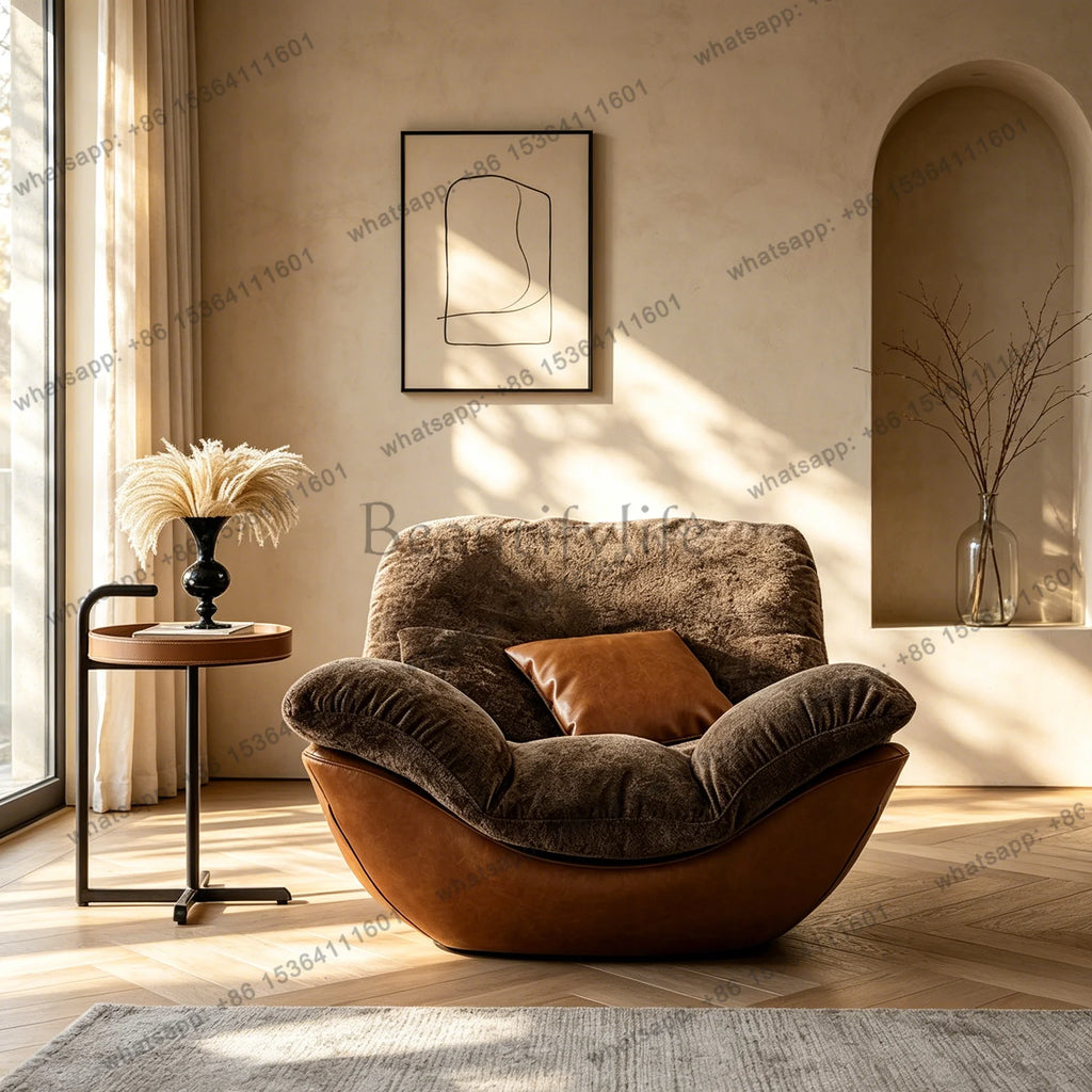 XX Nordic Creative Modern Simple Living Room Leisure Chair Bedroom Premium Sofa Chair