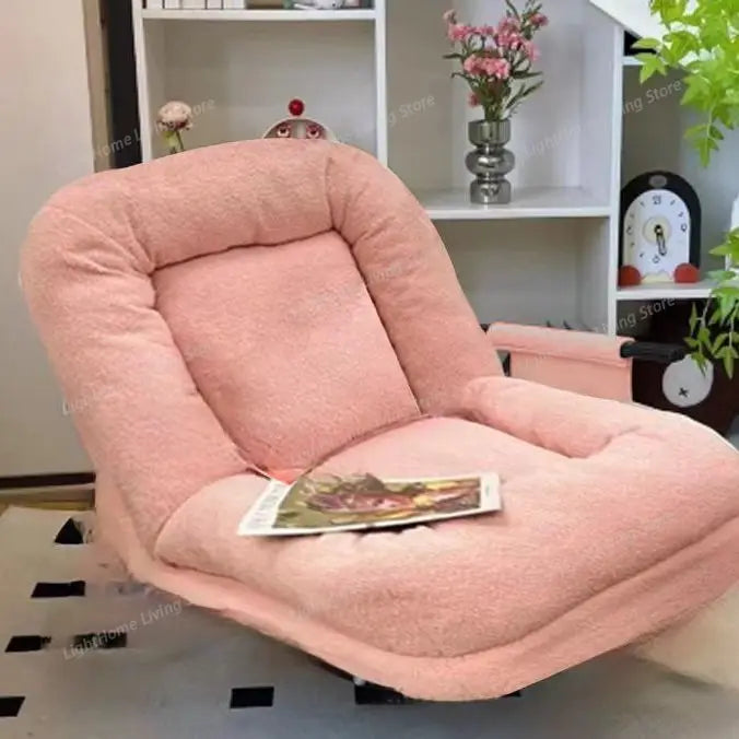 Lazy Rocking Chair Recliner Sofa Single Seat Comfortable Lounger Balcony Living Room Bedroom Home Leisure Seat